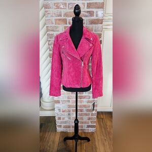 Bagatelle NYC suede leather jacket NWT